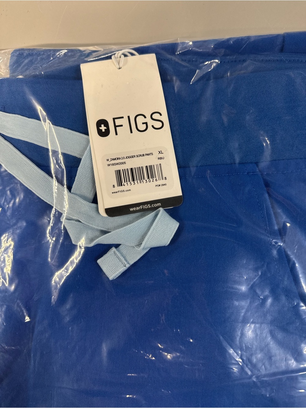 FIGS Zamora Jobber Royal Blue Scrub Pants